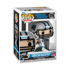 Funko Pop! NFL Carolina Panthers: Christian McCaffrey #174 (Shelf Wear)