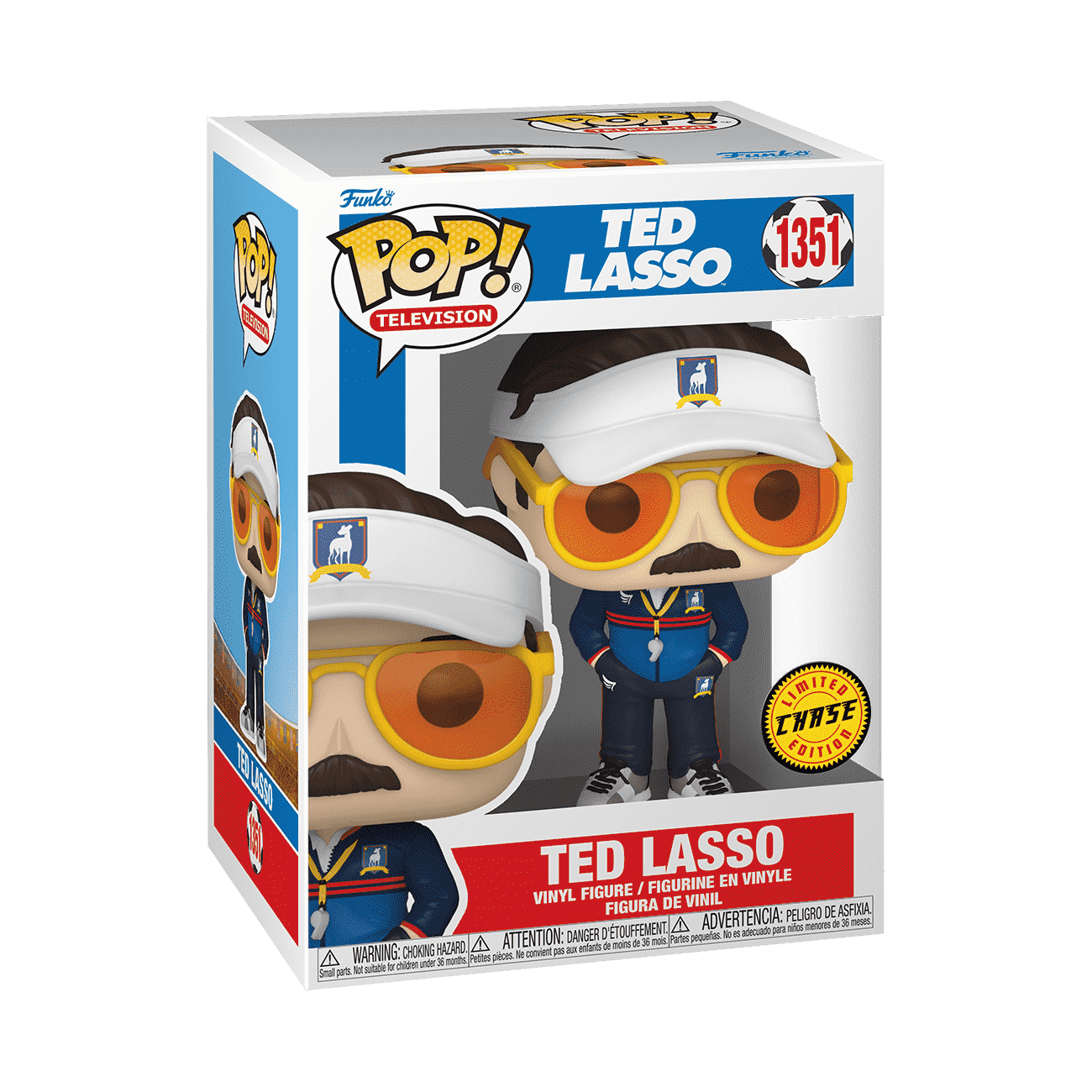 Funko Pop Ted Lasso Chase number 1351 in box