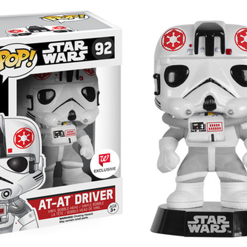 Funko Pop Star Wars AT-AT Driver Walgreens Exclusive number 92 boxed figure