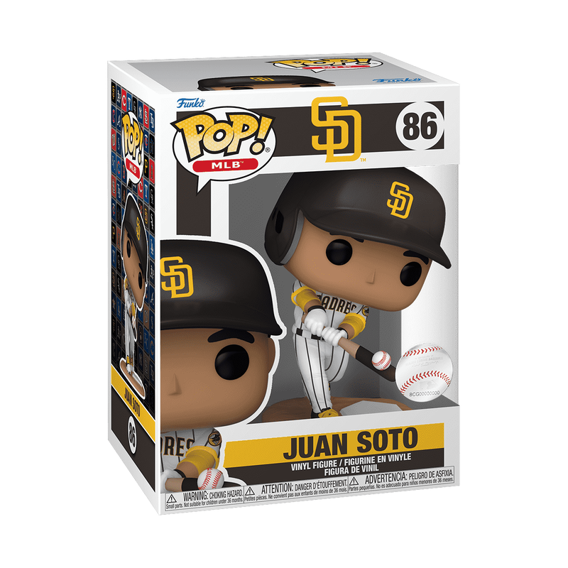 Funko Pop! MLB San Diego Padres: Juan Soto #86 in retail box