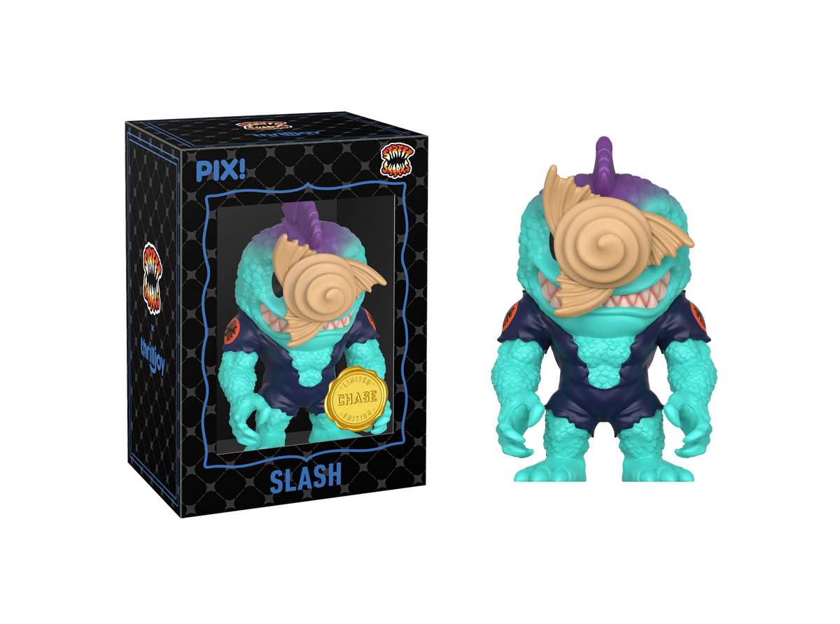 ThrillJoy PIX! Street Sharks: Slash (Limited Chase Edition) boxed collectible