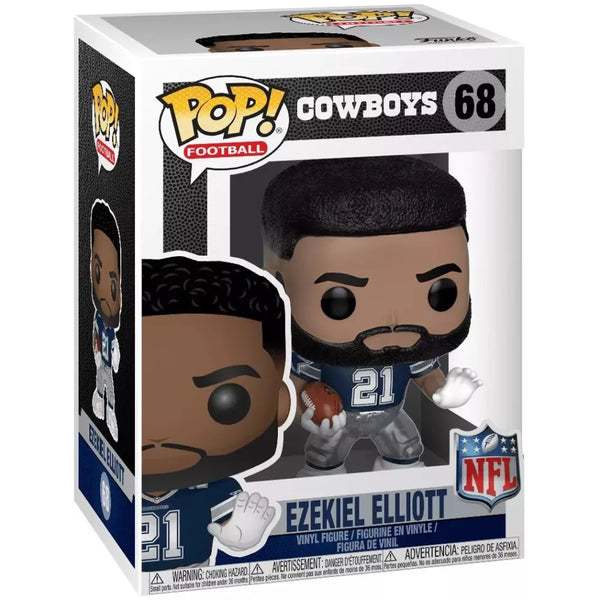 Funko Pop! NFL Dallas Cowboys: Ezekiel Elliott #68 (Box Damage)