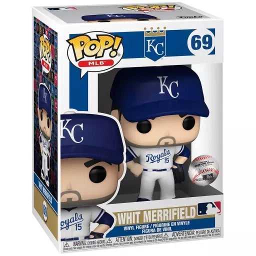 Funko Pop MLB Whit Merrifield number 69 boxed figure