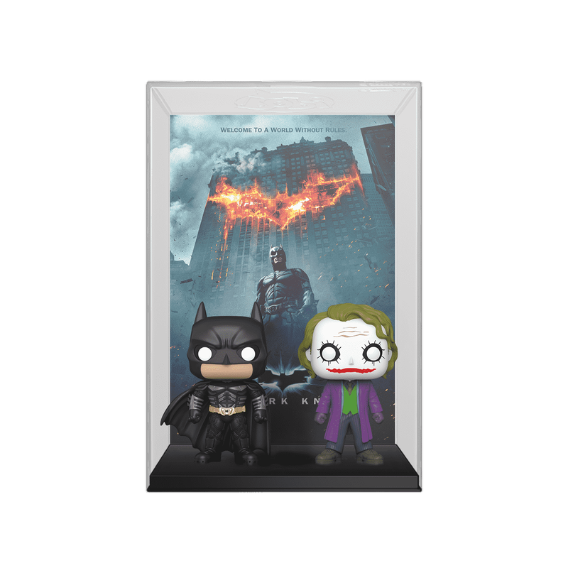 Funko Pop The Dark Knight Batman and The Joker Movie Poster 18 in box