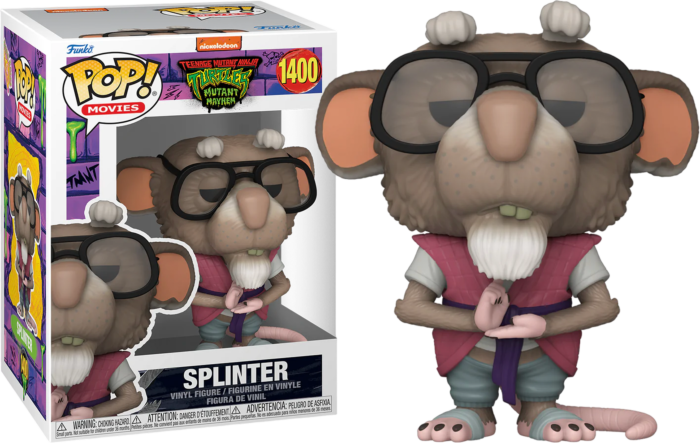 Funko Pop! Teenage Mutant Ninja Turtles: Mutant Mayhem: Splinter #1400 boxed figure