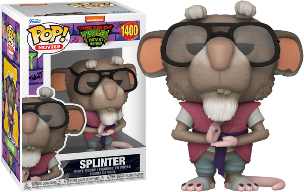 Funko Pop! Teenage Mutant Ninja Turtles: Mutant Mayhem: Splinter #1400 boxed figure
