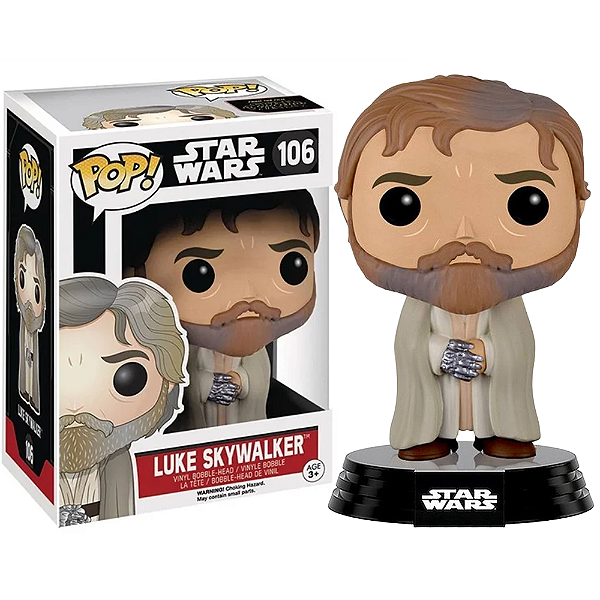 Boxed Funko Pop Star Wars Luke Skywalker number 106