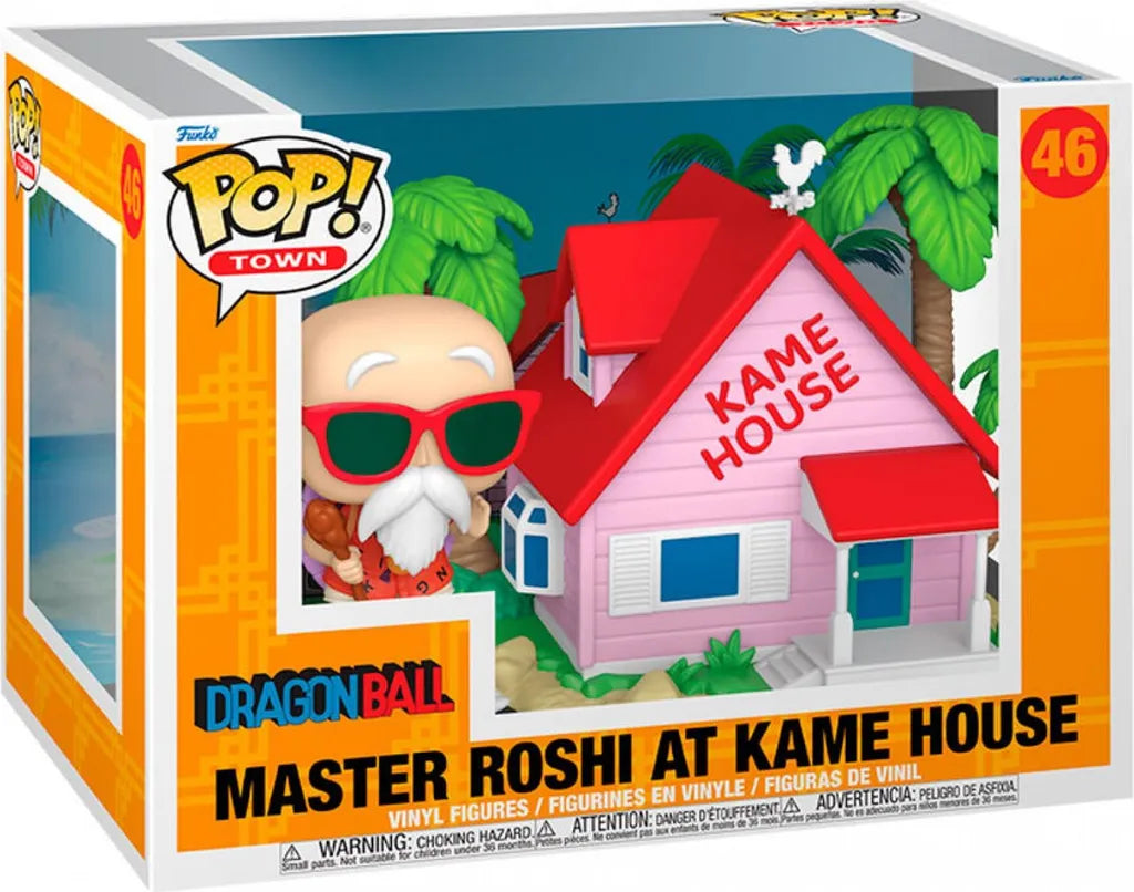 Funko Pop! Town Dragon Ball Master Roshi at Kame House #46 in retail box with no stickers