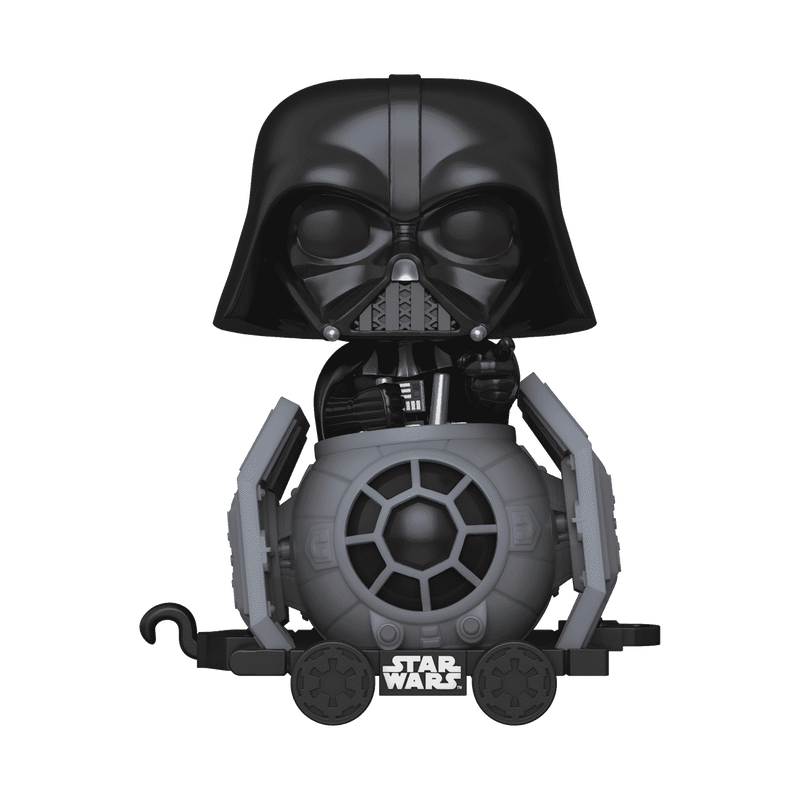 Funko Pop Trains Star Wars Darth Vader on TIE Fighter Special Edition number 20 boxed figure