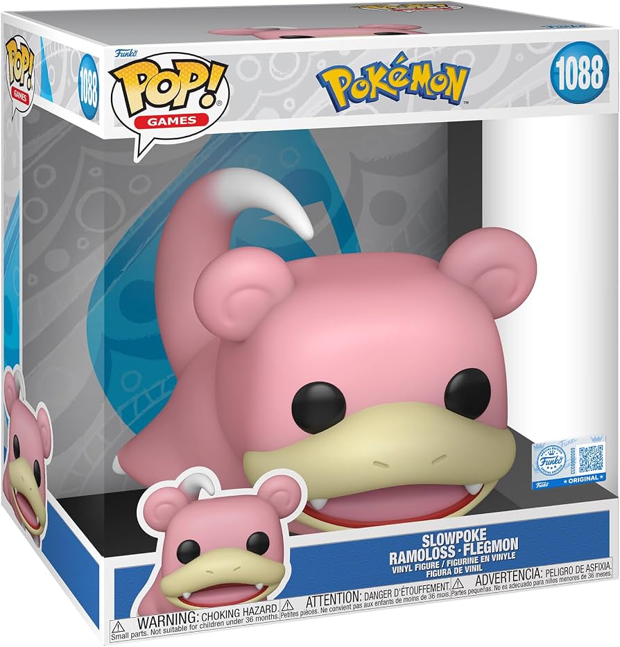 Funko Pop Pokemon Slowpoke Jumbo 1088 boxed figure