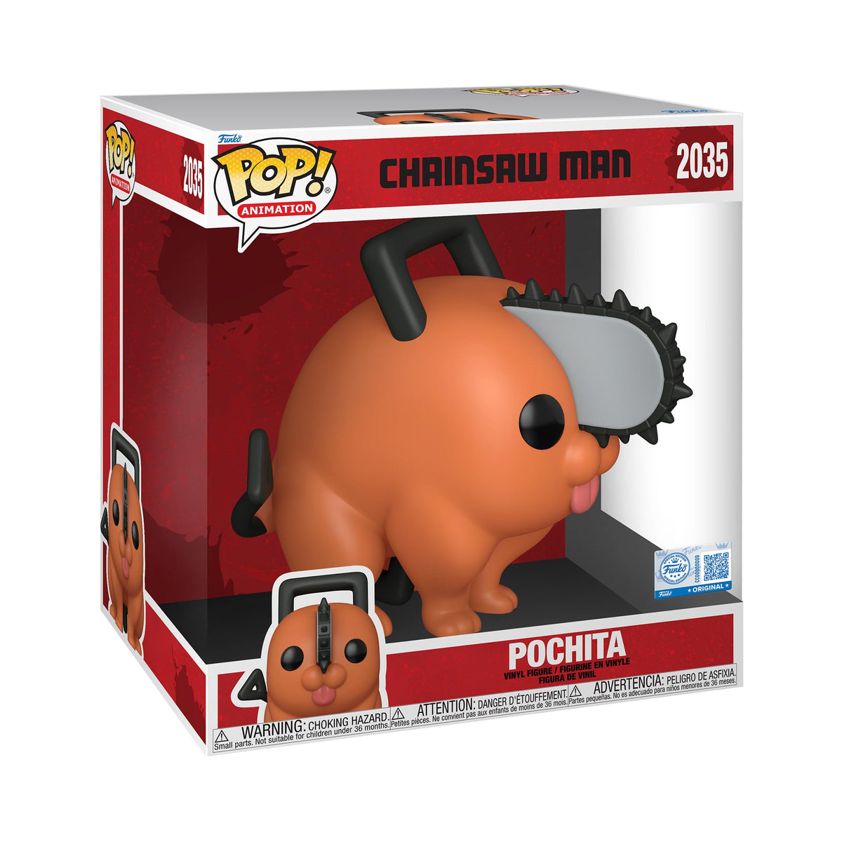 Funko Pop Chainsaw Man Pochita Jumbo 2035 boxed figure