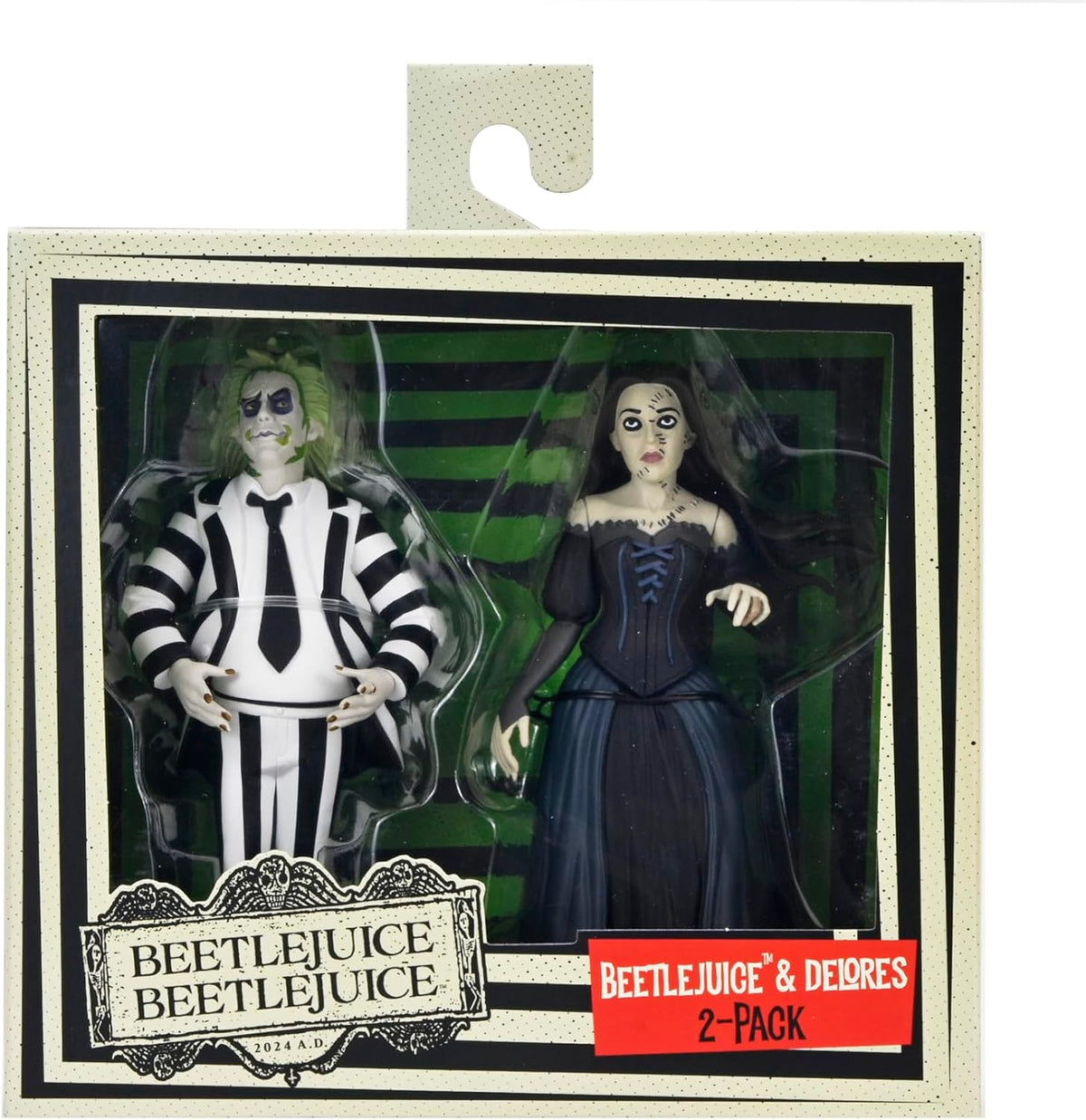NECA Beetlejuice Beetlejuice Toony Terrors: Beetlejuice & Delores - Pack 2