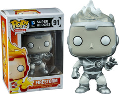 Funko Pop! DC Super Heroes: Firestorm #91 (Silver Version)