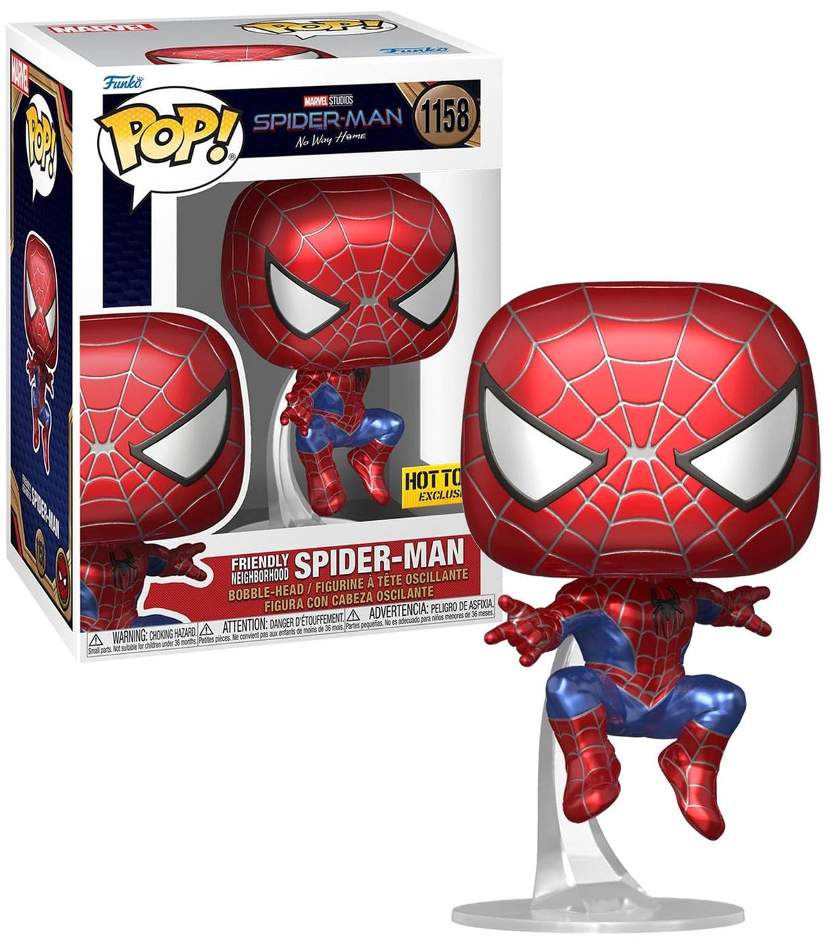 Funko Pop! Friendly Neighborhood Spider-Man (Hot Topic Exclusive) #1158