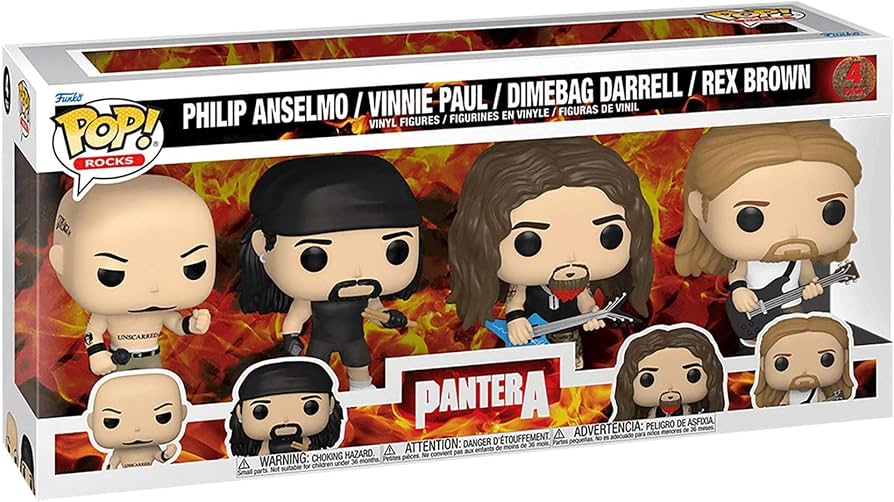 Funko Pop! Rocks: Pantera (4-Pack)