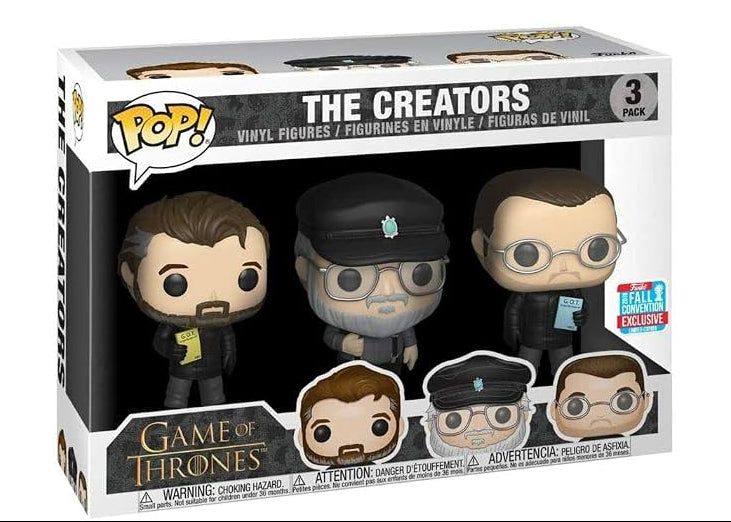 Funko Pop! Game of Thrones: The Creators (2018 Fall Convention) 3-Pack