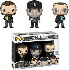Funko Pop! Game of Thrones: The Creators 3-Pack (missing sticker some shelf wear)