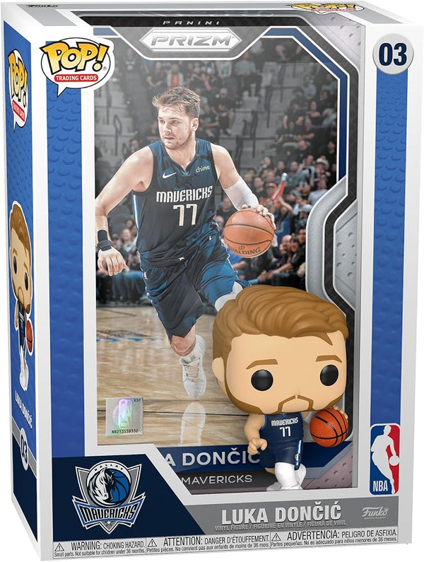 Funko Pop! Trading Cards: NBA Dallas Mavericks: Luka Dončić (Panini Prizm) #03 in retail box