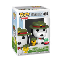 Funko Pop! Peanuts: Beagle Scout Snoopy with Woodstock (Funko Limited Edition Exclusive) #885