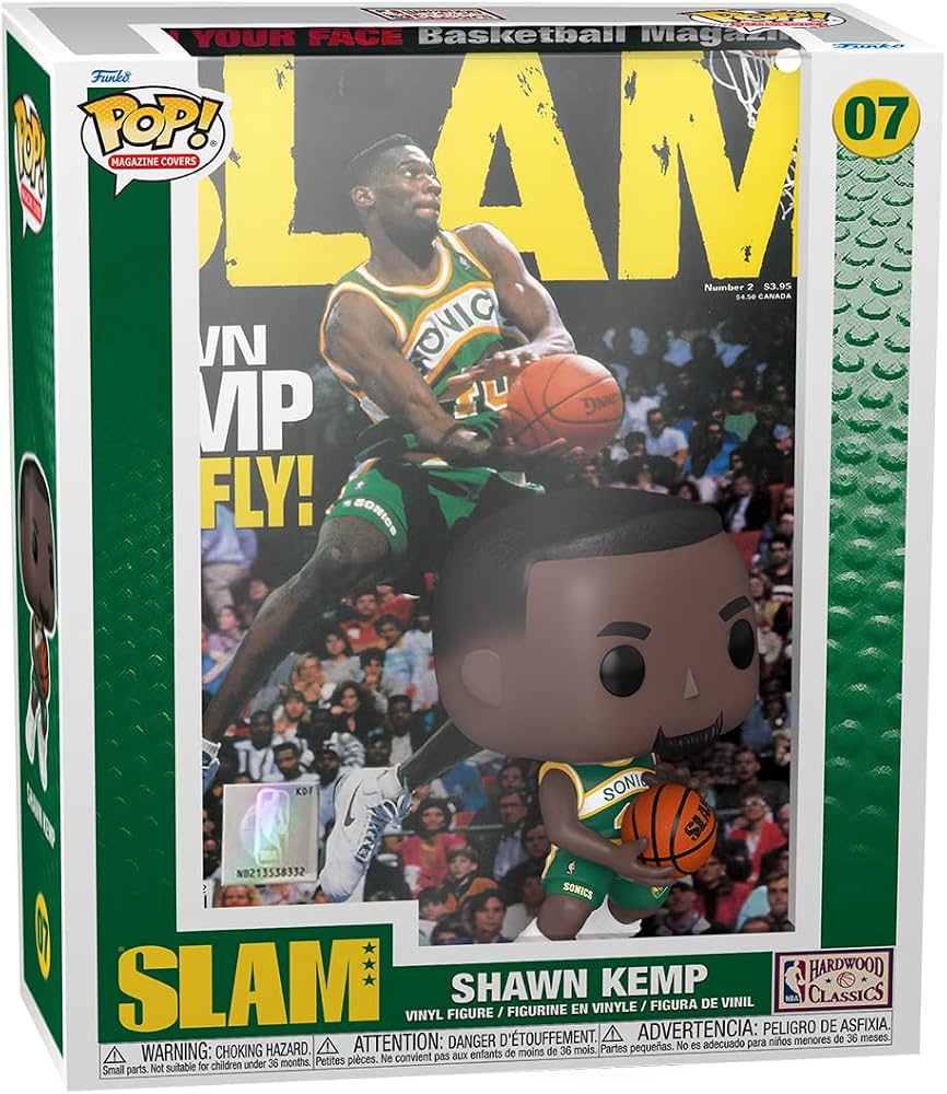 Funko Pop! NBA SLAM Magazine Covers: Shawn Kemp #07