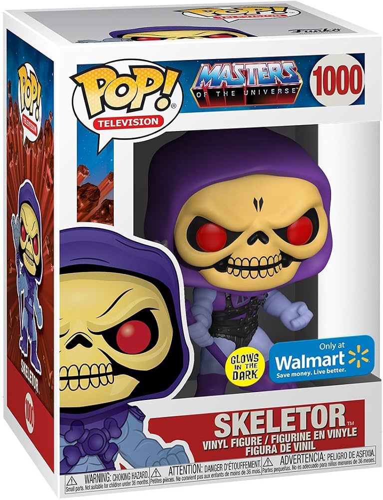 Funko Pop! Masters of the Universe: Skeletor (Glow) (Walmart Exclusive) #1000