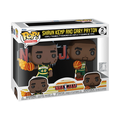 Funko Pop! NBA Jam: Shawn Kemp and Gary Payton 2-Pack
