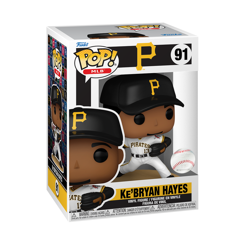 Funko Pop! MLB Pittsburgh Pirates: Ke'Bryan Hayes #91 in retail box