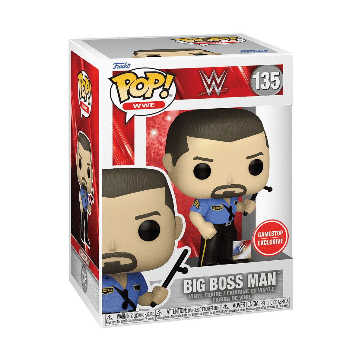 Funko Pop! WWE: Big Boss Man (GameStop Exclusive) #135