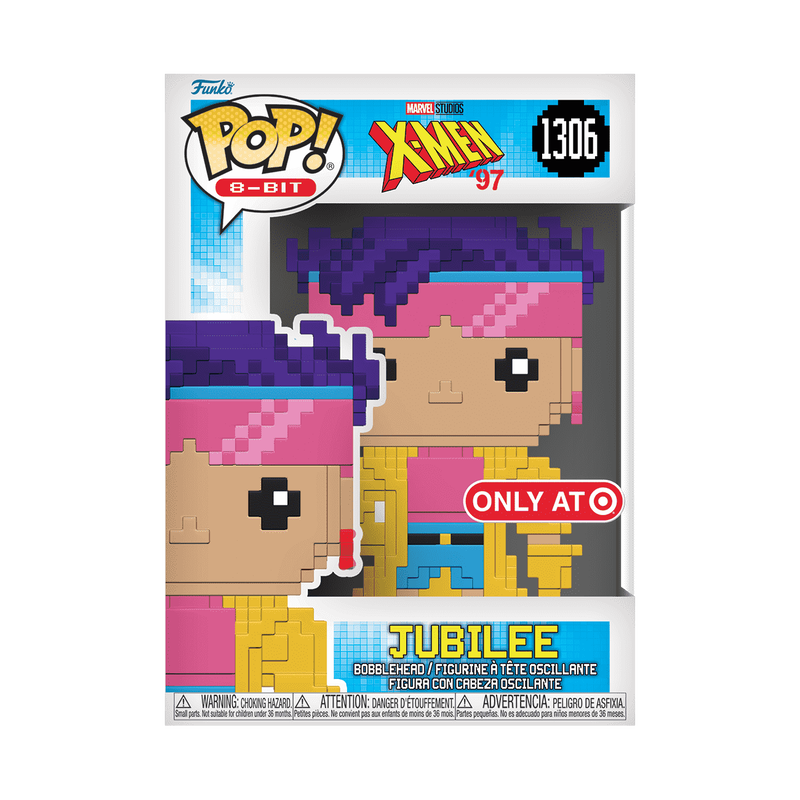 Funko Pop! Marvel X-Men '97: Jubilee 8-Bit (Target Exclusive) #1306 (Box Damage)