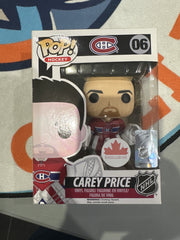 NHL - Montreal Canadiens: Carey Price Funko Pop 06 Hockey Canada Exclusive (Some sun damage) (Crinkle on screen)