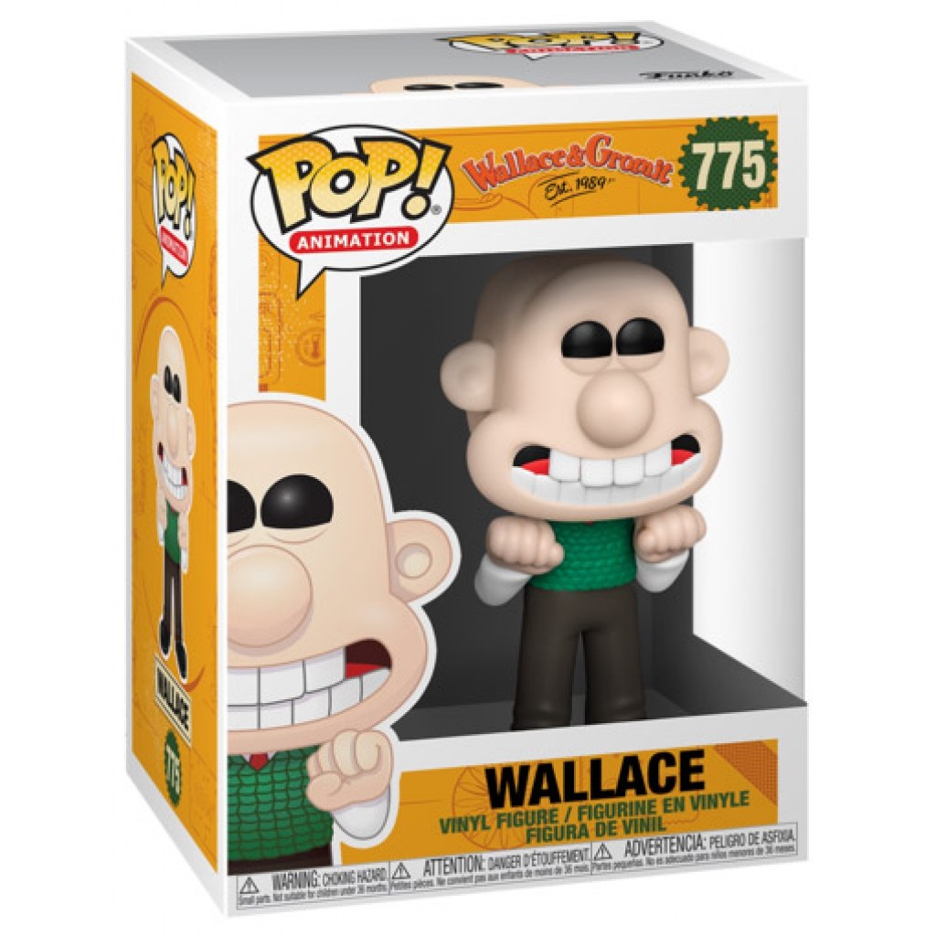 Funko Pop! Wallace & Gromit: Wallace #775 boxed