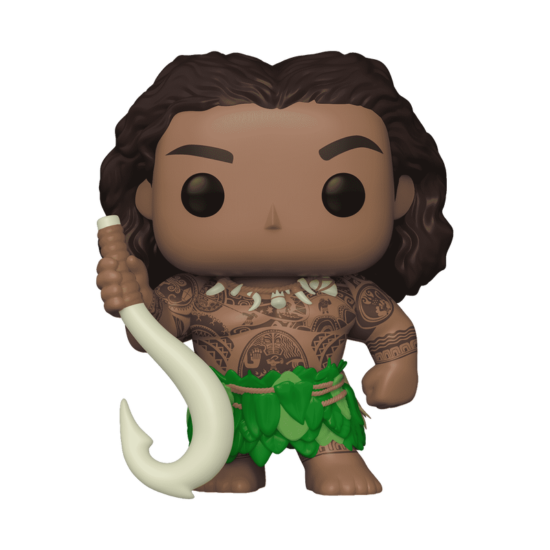 Funko Pop! Moana 2: Maui with Fish Hook #1547 in original retail box
