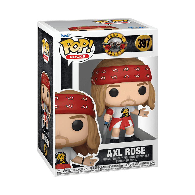 Funko Pop! Guns N' Roses: Axl Rose with Red Bandana #397