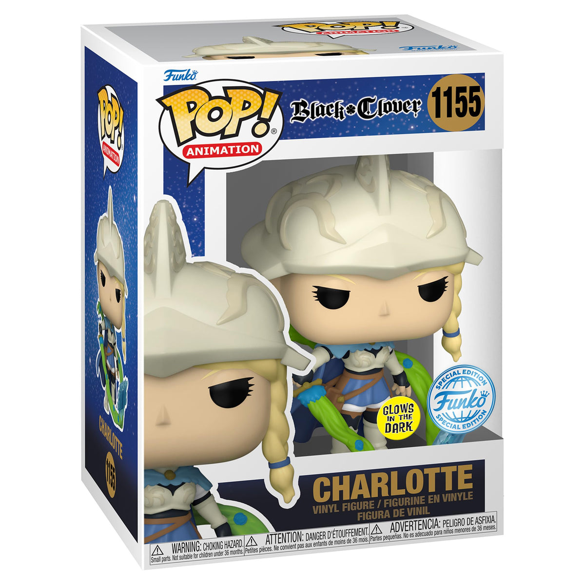 Funko Pop! Black Clover: Charlotte (Glow) (Funko Special Edition) #1155
