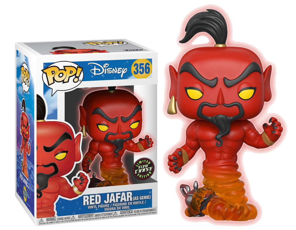 Funko Pop! Red Jafar (as genie) [Glow Chase] #356