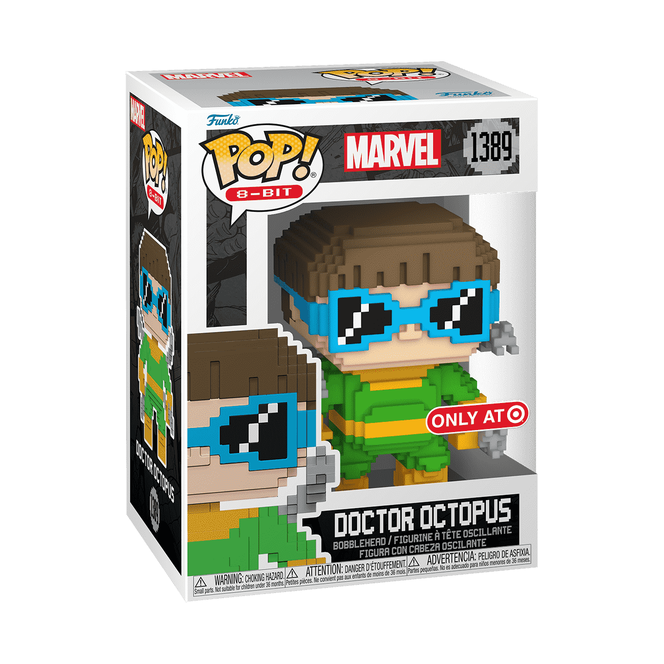 Funko Pop Marvel Doctor Octopus 8-Bit Target Exclusive #1389 in box