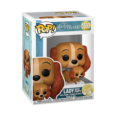 Funko Pop! Lady and the Tramp: Lady with Puppy (70th Anniversary) #1553 with retail box