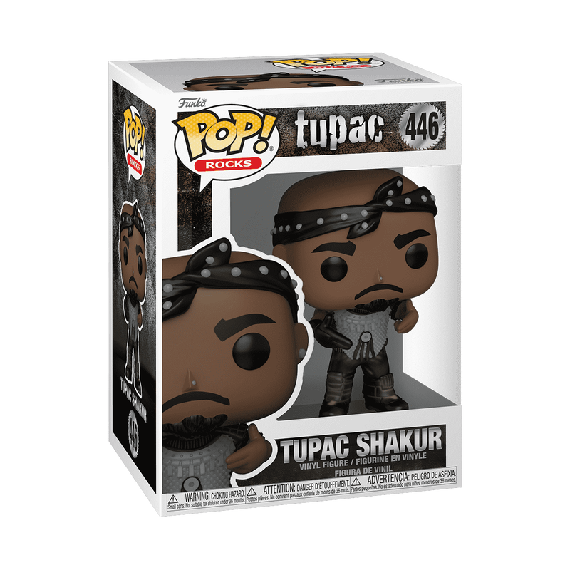 Funko Pop Tupac Shakur California Love number 446 boxed figure