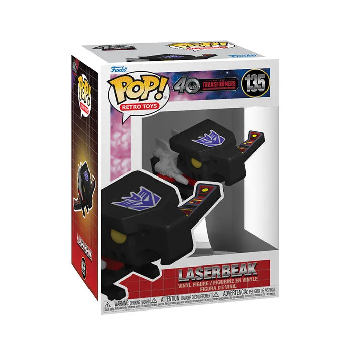 Funko Pop! Transformers: Laserbeak #135 in retail box