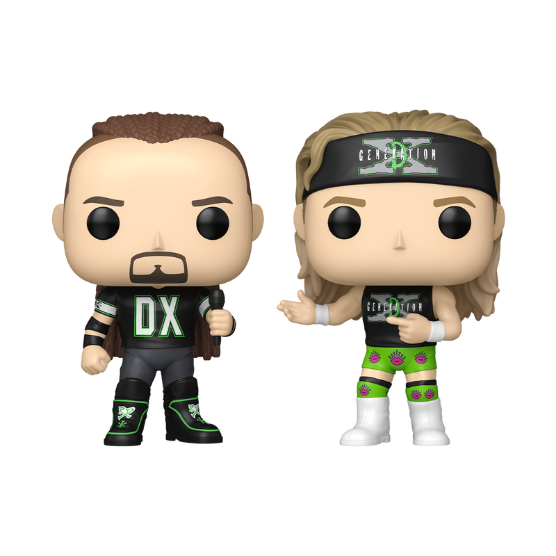 New Age Outlaws Road Dogg Jesse James and Billy Gunn WWE two-pack boxed Funko Pop