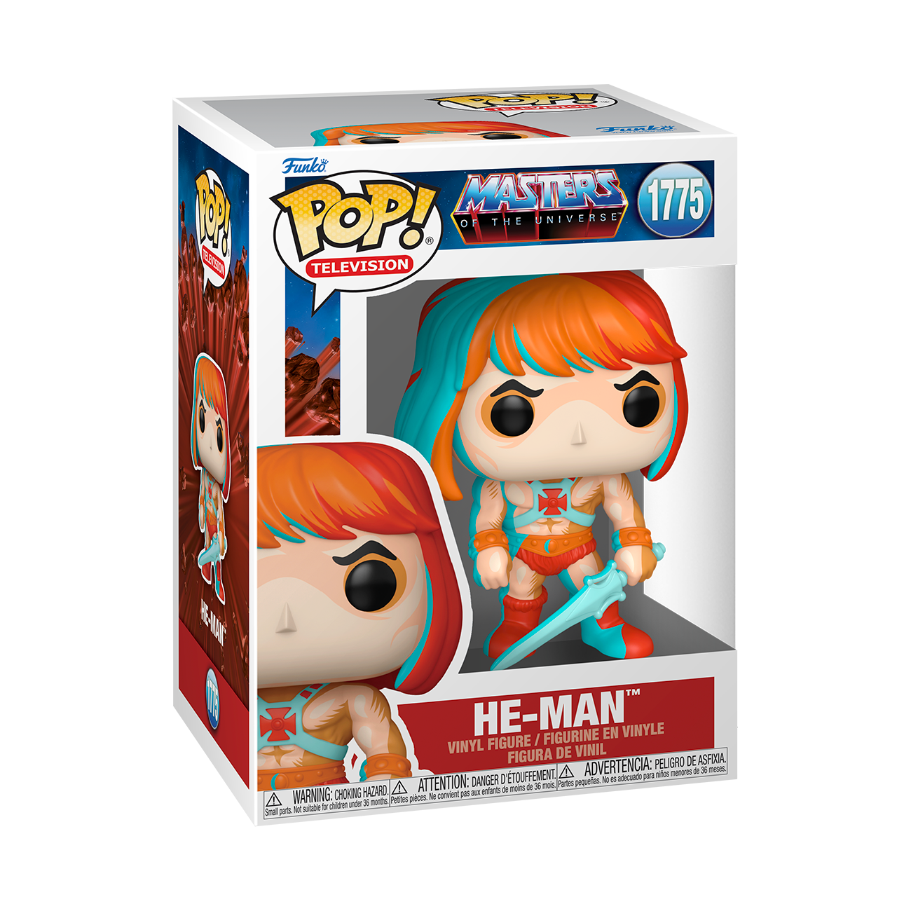 Funko Pop! Masters of the Universe He-Man Comic Deco #1775 boxed figure