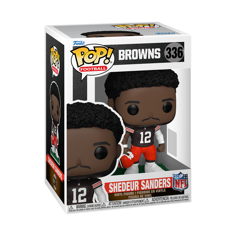Funko Pop NFL Cleveland Browns Shedeur Sanders 336 boxed figure