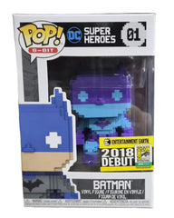 Funko Pop! 8-Bit Super Heroes: Batman (Entertainment Earth Exclusive, 2018 San Diego Comic-Con) #01