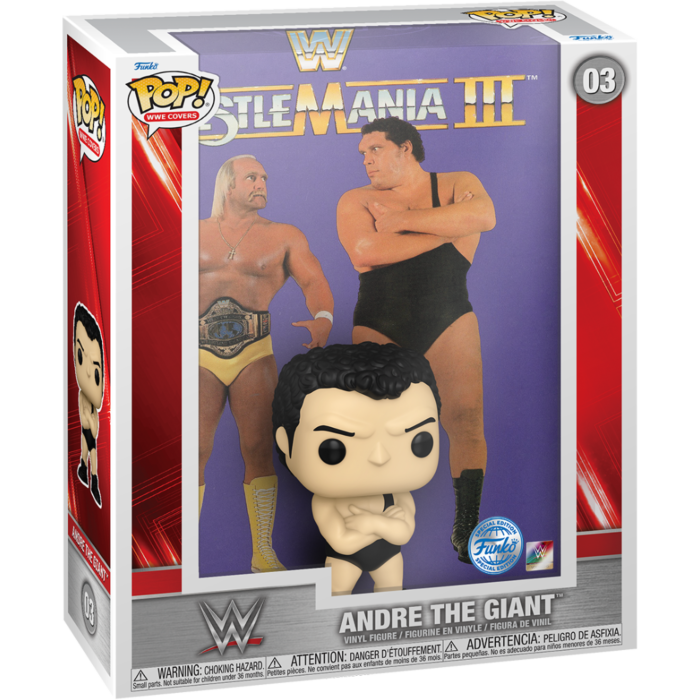 Funko Pop WWE Covers Andre the Giant Funko Limited Edition Exclusive number 03 boxed
