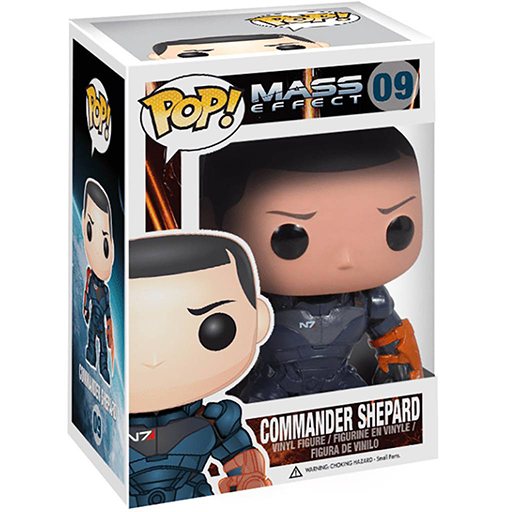 Funko Pop Mass Effect Commander Shepard 09 boxed