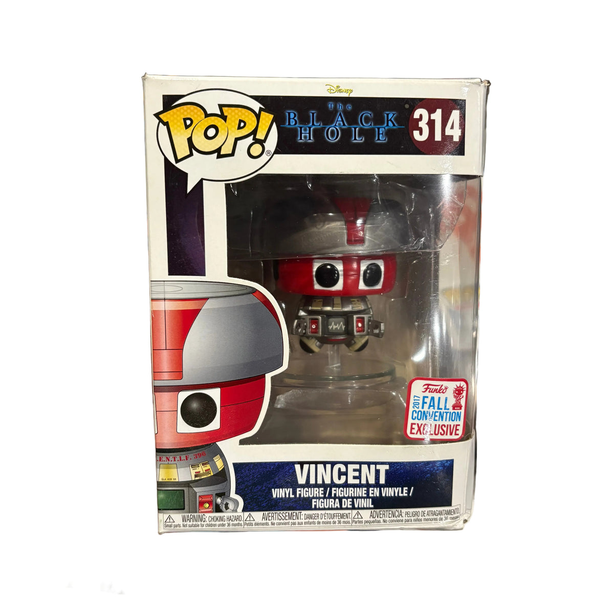 Funko Pop! The Black Hole: Vincent (2017 Fall Convention) #314 (some box damage)