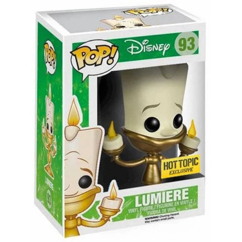 Funko Pop! Beauty and the Beast: Lumiere (Glow)(Hot Topic Exclusive) #93
