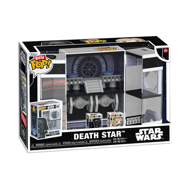 Funko Bitty Pop Star Wars Bitty Box Death Star with Darth Vader and Luke Skywalker