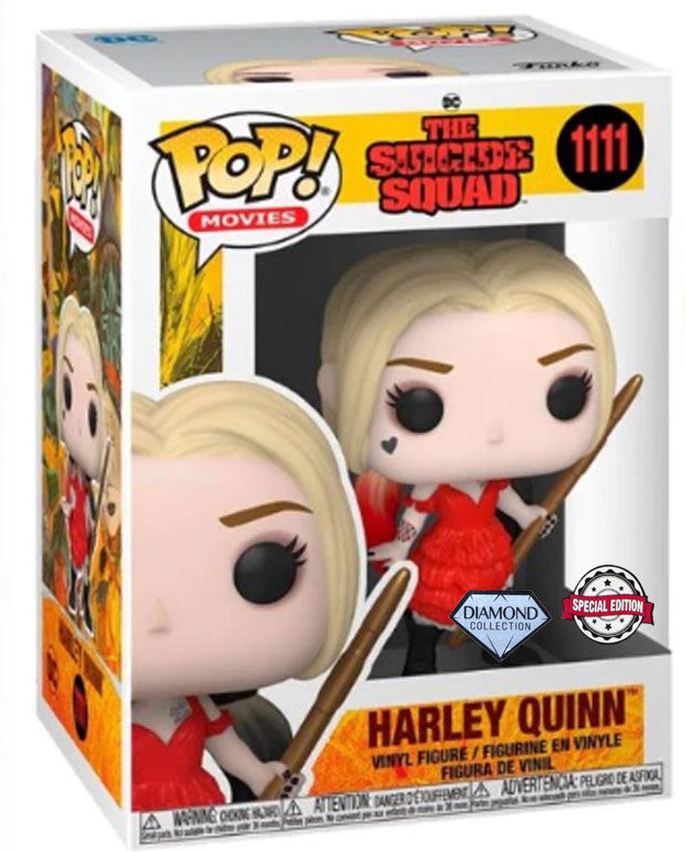 Funko Pop! The Suicide Squad: Harley Quinn (Diamond Collection) (Special Edition) #1111