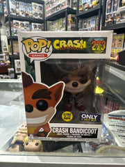 Funko Pop! Crash Bandicoot (Glows in the Dark) [Best Buy Exclusive] #273 lite box damage